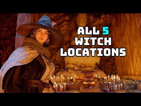 All 5 Witch Locations in Crimson Desert