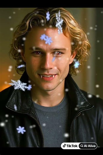 Heath ledger as a vampire