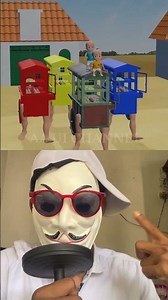 The one Upin Ipin's hand crosses #comedy #upinipin