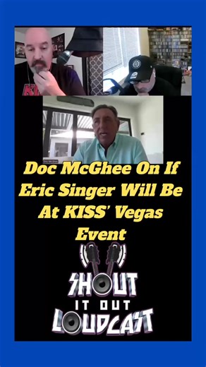 80K views · 385 reactions | Legendary KISS manager Doc McGhee tells Shout It Out Loudcast if drummer Eric Singer will be at the KISS event in Las Vegas and who is "in the mix."#KISS #DocMcGhee #EricSinger #GeneSimmons #PaulStanley #ShoutItOutLoudcast | Shout It Out Loudcast | Facebook
