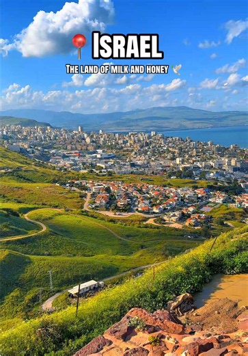 📍Sea of Galilee and the endless blue skies. There’s no better view than from the top of a Galilee hill. 🌿Lost in the beauty of Israel's northern paradise. 🌟🕊️🇮🇱 #Israel #seaofgalilee #travel