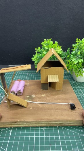 Earthquake Detector Alarm with Buzzer#experiment #schoolproject #schoolproject#youtubeshorts #tech