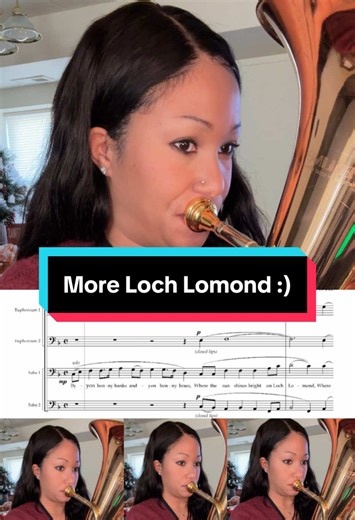 euphonium doesn’t get to play in harmony a lot but when we do it’s so beautiful🤩 #band #euphonium #brass