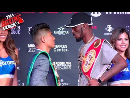 Mikey Garcia vs Robert Easter Jr. -- Face-off -- 🔥🔥🔥