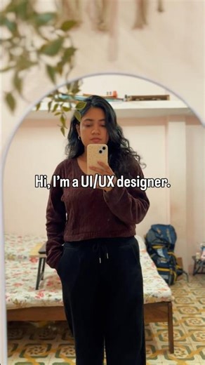 Hi, I’m a UX designer #uiuxdesign #trending #explore #viral #design #india #intro #designer #artsit