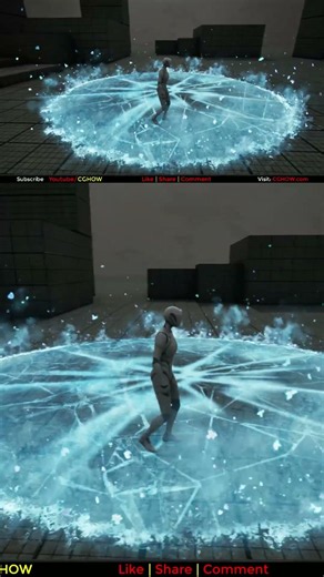 Ice Impact Field in Unreal Engine 5 Niagara