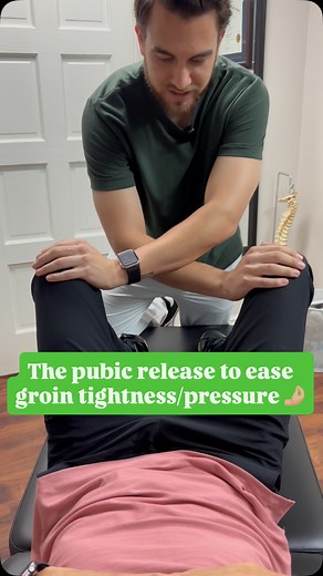 3 comments | Full spine adjustment + pubic symphysis correction  When the pelvis isn’t aligned properly, it can put extra stress on the groin and surrounding muscles. Realigning the pubic symphysis helps balance the pelvis, improve mobility, and reduce groin pain at the source  #Chiropractor #TustinChiropractic #OrangeCountyChiro #PelvicAlignment #GroinPainRelief #FullSpineAdjustment #ChiropracticCare #MovementIsMedicine #painfree | Avila Chiropractic | Facebook