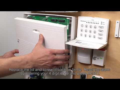 How to change a Texecom Veritas alarm battery