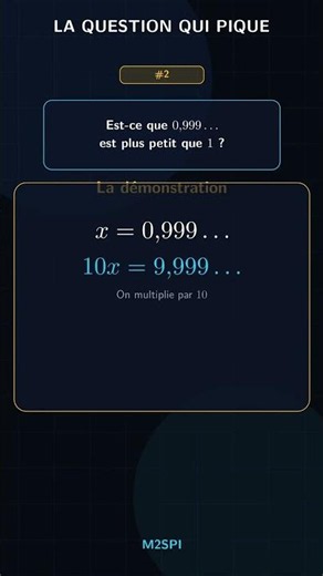 The Tricky Question #2 — Why is 0.999… equal to 1?