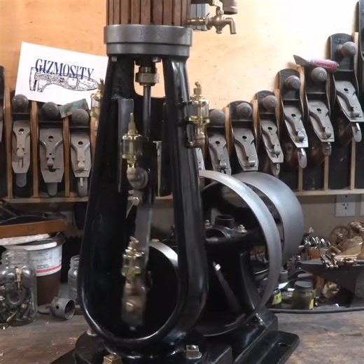 1.2K views | The true steam engine test is to see how slow it can run. I had to run this off air though... #restoration #excessivelyhighmoisturecontent #steamengine | David Ball | Facebook