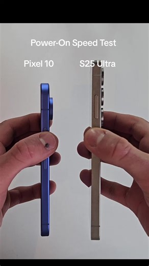 Google Pixel 10 vs Galaxy S25 Ultra Speed Test