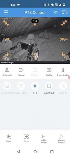 EzView how to use your PTZ controls.