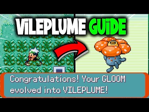 HOW TO EVOLVE GLOOM INTO VILEPLUME ON POKEMON EMERALD