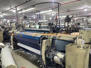 [Hot Item] Picanol-Optimax-190cm Free Flight Used Rapier Looms Year 2009-2010 with Staubli 2670 Dobby 16 Shafts