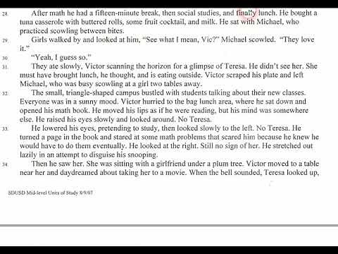 Seventh Grade By Gary Soto Read Along