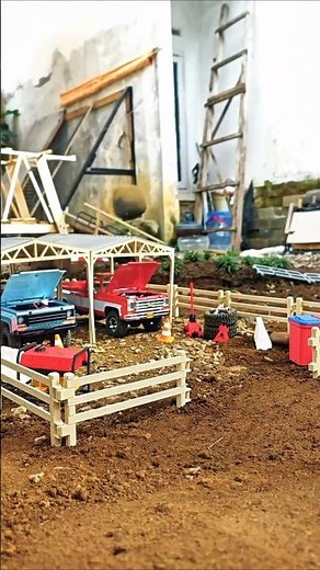 DIY 1:18 Scale RC Garage | 3D Printed Details You’ll Love⁉️ #rccars #automobile #rcoffroad