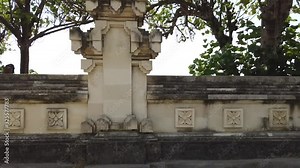 BALI, INDONESIA. 2019 Dec 13th. Walking time lapse in Bali Street and Beach