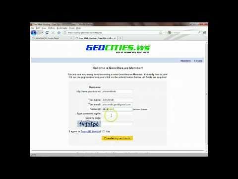 Geocities.ws Recovering an archived website