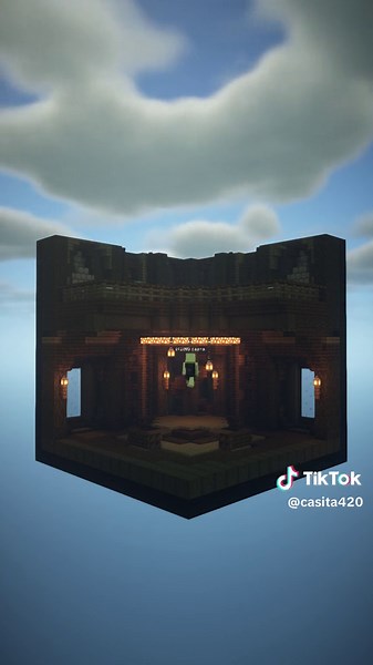 Dark Academia Meeting Room Build in Minecraft