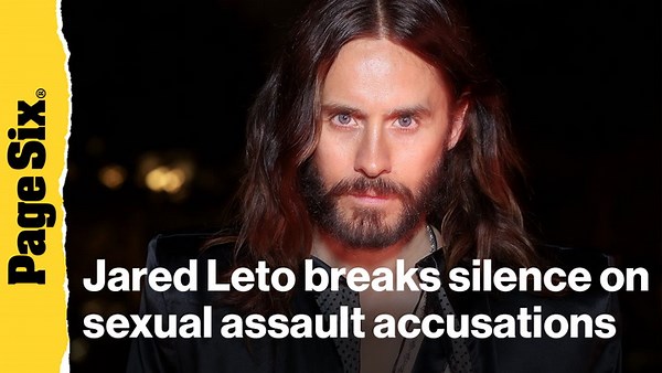 Jared Leto breaks silence after disturbing sexual assault accusations