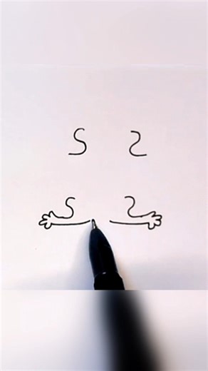 How to draw lizard from letter S #lizarddrawing #easydrawingswithsimmi #letterdrawing #subscribe