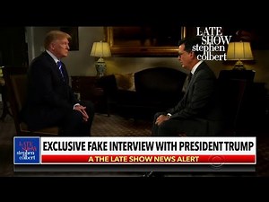 Trump Gets Real In This Fake Interview With Stephen