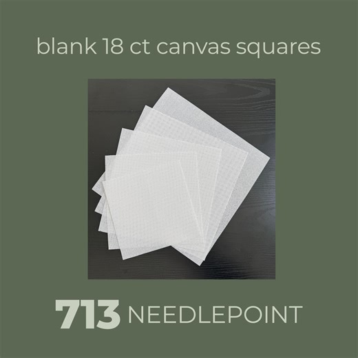 13ct Needlepoint Canvas Squares – Hand‑cut White Mesh Canvas for Stitching, Multiple Sizes, Craft Supplies - Etsy
