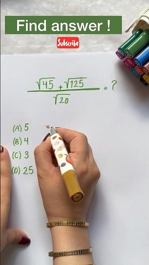 Simplifying Square Roots Expression #maths #mathproblem