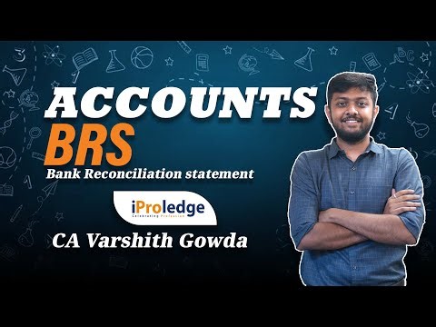 CA Foundation Bank Reconciliation Statement (BRS) Full Class | Detailed Explanation & Examples