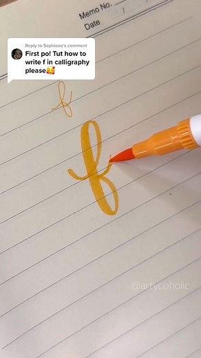 How to Write the Letter F in Calligraphy: Step-by-Step Guide