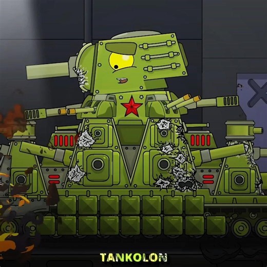 Infected KV-44 💀🔥 | Homeanimations | LOKA-YA #tank #tanks #animation #kv44 #cartoonabouttanks