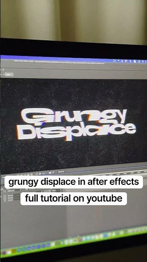 Grungy Displace Effect - Easy After Effects Tutorial!