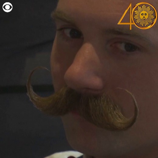 Check out these mustaches and beards! People from around the world showed off their facial hair style at the World Beard and Mustache Championships this weekend. https://cbsn.ws/2Jvs4dZ | CBS Sunday Morning