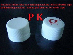 Automatic four color cap printing machine | Plastic bottle caps pad printing machine | tampo pad printer for bottle caps E-mail: cyril@kingpacksolutions.com WhatsApp: 86 157 37536497(Xue zhang) | Henan Cyril Machinery Equipment Co.,LTD