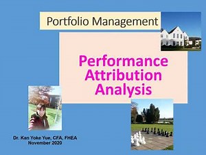 Performance Attribution Analysis