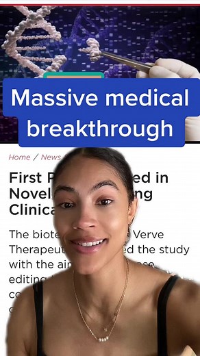 A massive medical breakthrough just occurred #science #genediting #thefuture #crispr #breakthrough