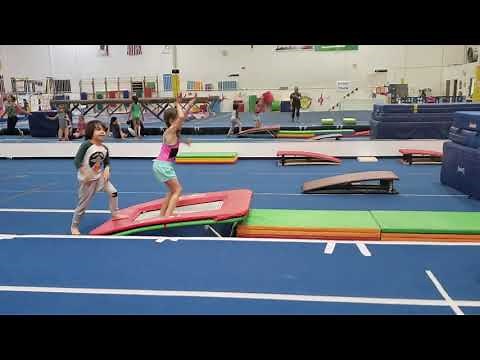 Recreational Toddler Gymnastics- vault stations