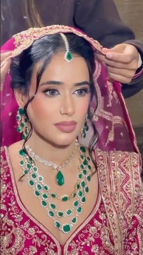 Pink bridal lehnga makeup tutorial | bridal makeup | step by step bridal makeup #makeuptutorial