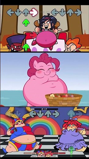Fat Nene vs Pinkie Pie vs Pomni Mod - Mobile Gameplay - Friday Night Funkin' Game