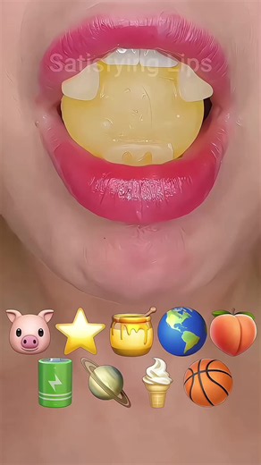 もっちゅりん買えた!!#口元asmr #おすすにのりたい #fyp @Satisfying Lips® 💋 | asmr food eating