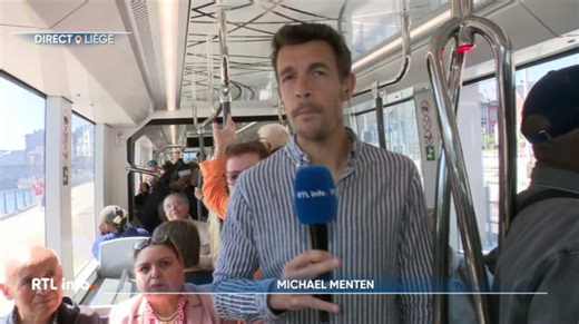 Mise en service du tram de Liège: Michaël Menten fait le point en direct
