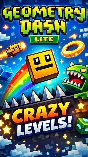 Geometry Dash Lite 100% Complete Challenge | No Fail Run #shorts #gaming #geometrydash