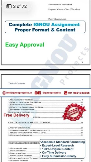 IGNOU MA Education Project (MESP 1) - Complete Solved Dissertation 2026