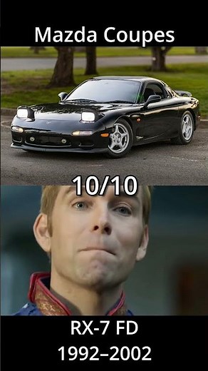 Mazda Coupes Ranked by Pure Aura 🗿