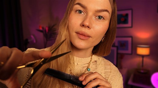 【Lizi】ASMR理发和染发角色扮演✂️放松沙龙访问睡眠（2025.12.25）