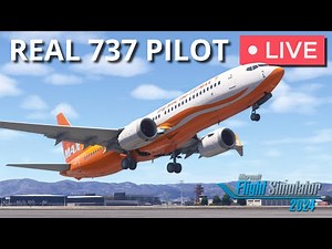 Real 737 Captain LIVE | iFly 737 Max updated for MSFS 2024! | Barcelona – Alicante