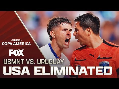 United States ELIMINATED from 2024 Copa América after loss to Uruguay | Copa América 2024