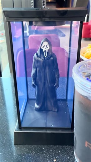 Ghost face popcorn bucket from regal #shorts