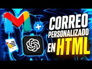Cómo CREAR CORREOS HTML para GMAIL y OUTLOOK