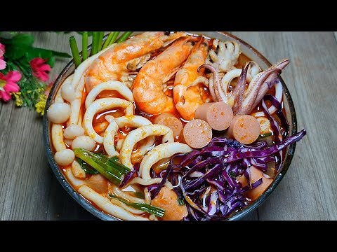 Hãy nấu MÌ CAY HÀN QUỐC theo cách này ăn là ghiền dễ làm lại rất ngon - Tú Lê Miền Tây